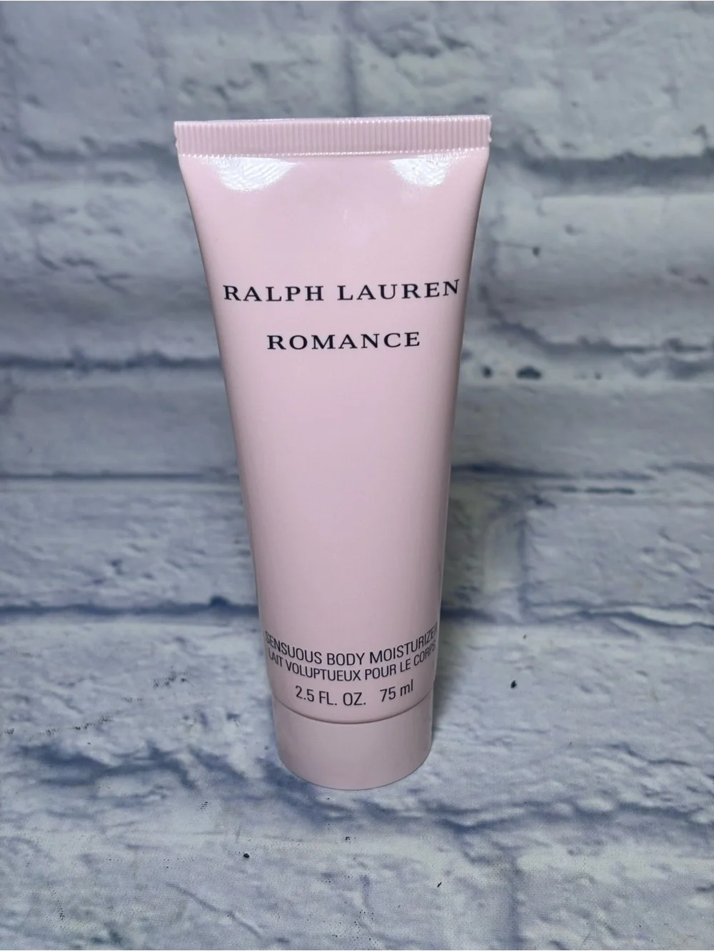 Romance by Ralph Lauren 2.5 Oz 75 ml Sensuous Body Moisturizer Tube Women Opened